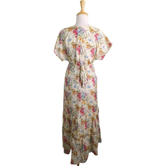 Daughters of the Revolution Floral Maxi Dress XS Boho Cottagecore Feminine Tier - Picture 8 of 11